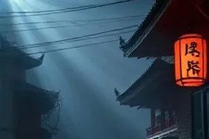 雨幕剧场封面，雨水沿剧场玻璃窗滑落的画面